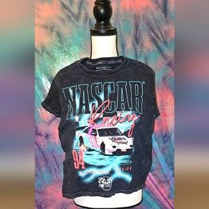 Nascar shirt size small vintage feel. Nice and pretty fitted .